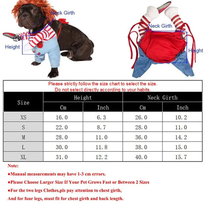 Chucky cat costume