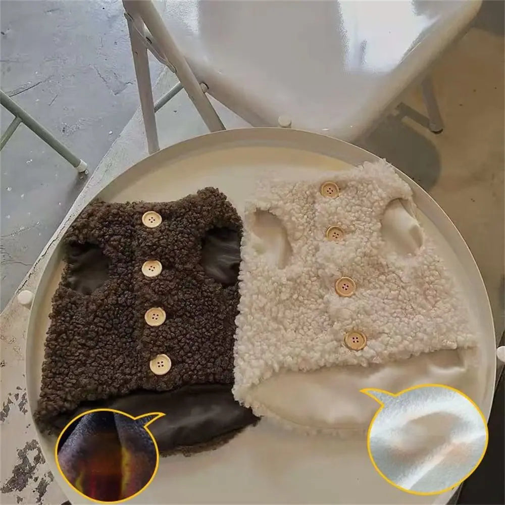 Cat Plush Winter Vest - Waggy World