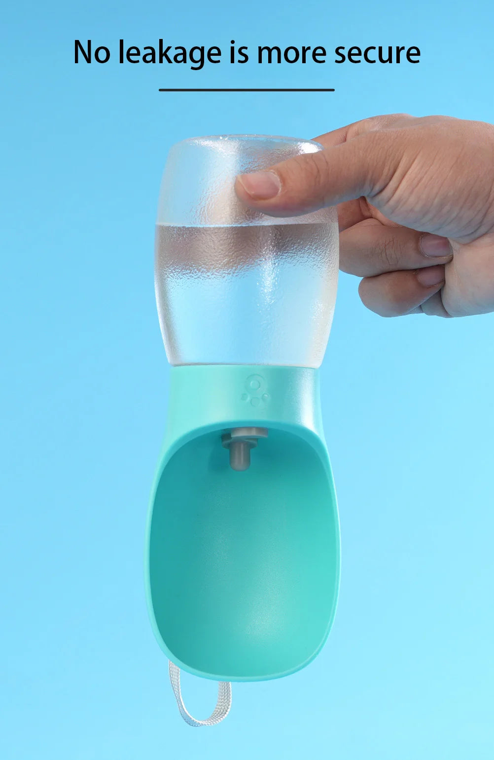 Portable Pet Water Bottle 300ml for Dogs & Cats
