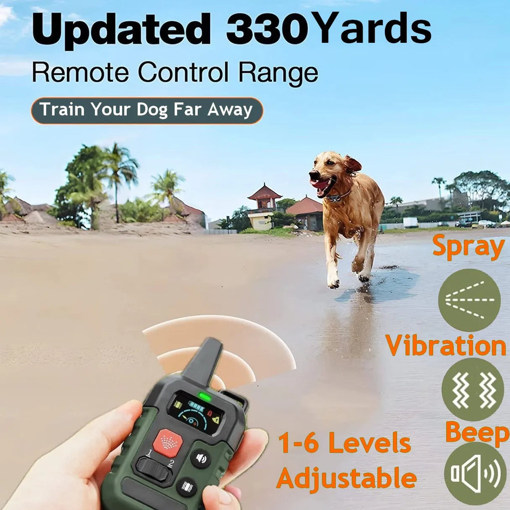 Pet Remote Spray Training Collar with Remote