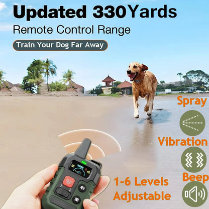 Pet Remote Spray Training Collar with Remote