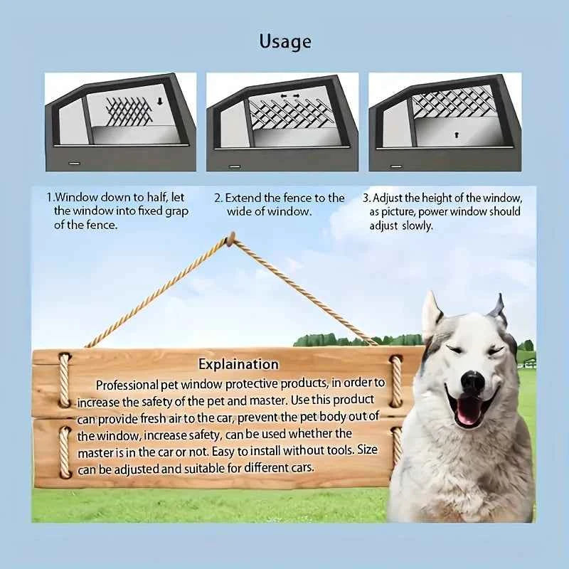 Car Window Pet Barrier