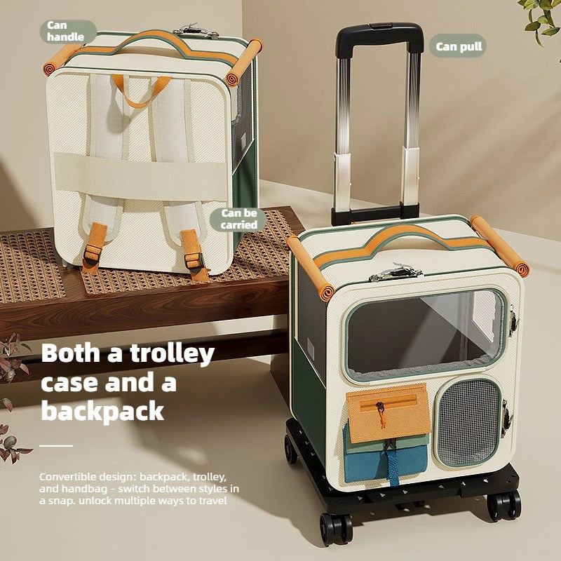 2 Pet Wheeled Carrier