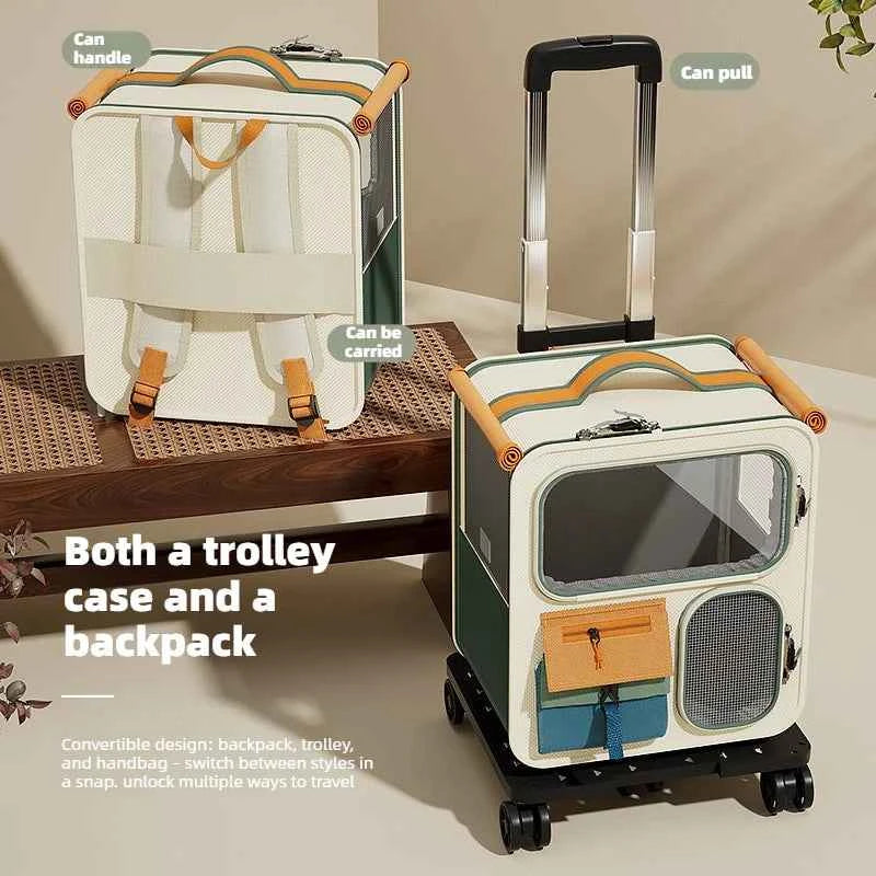 2 Pet Wheeled Carrier