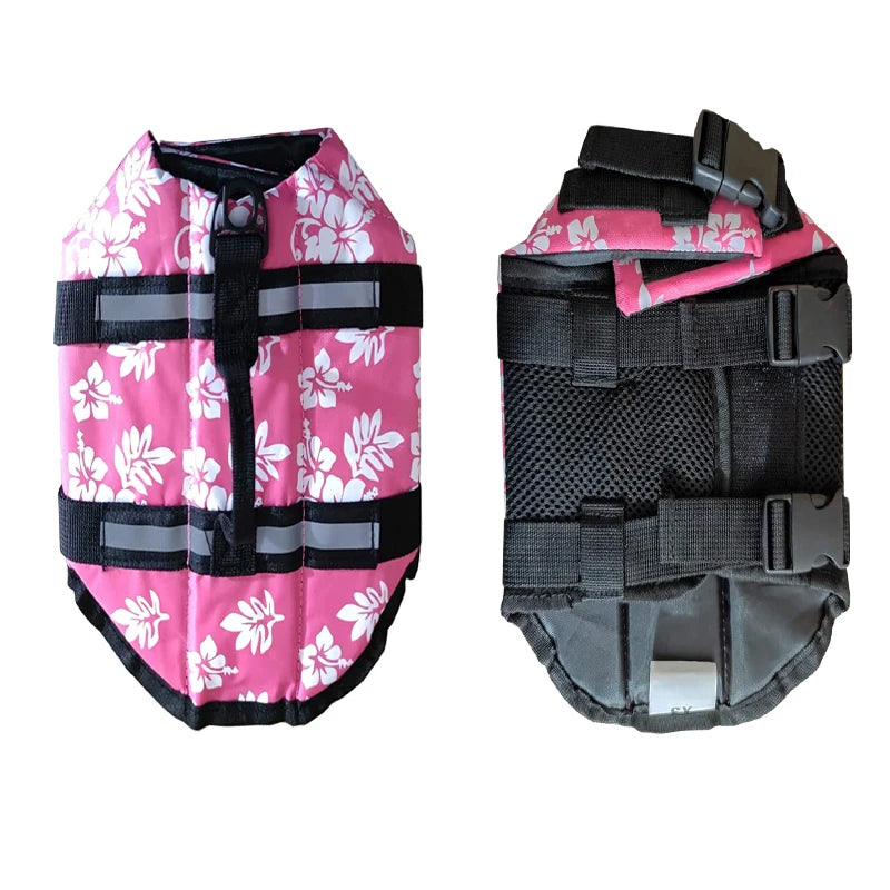 Adjustable Dog Life Jacket Front View