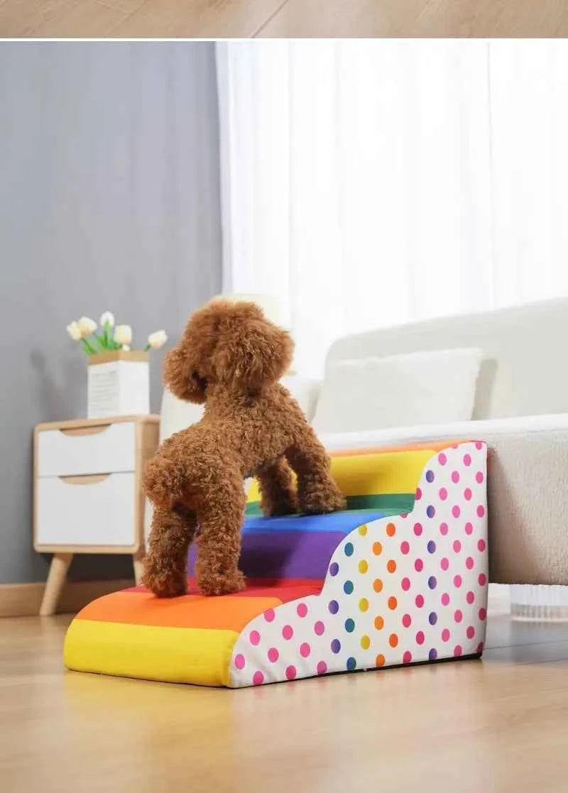 Colorful Pet Steps for Dogs and Cats – Easy Access to Elevated Spaces