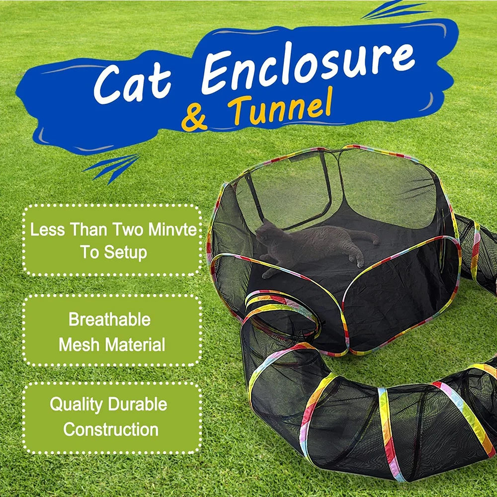 Outdoor Cat Play Tent