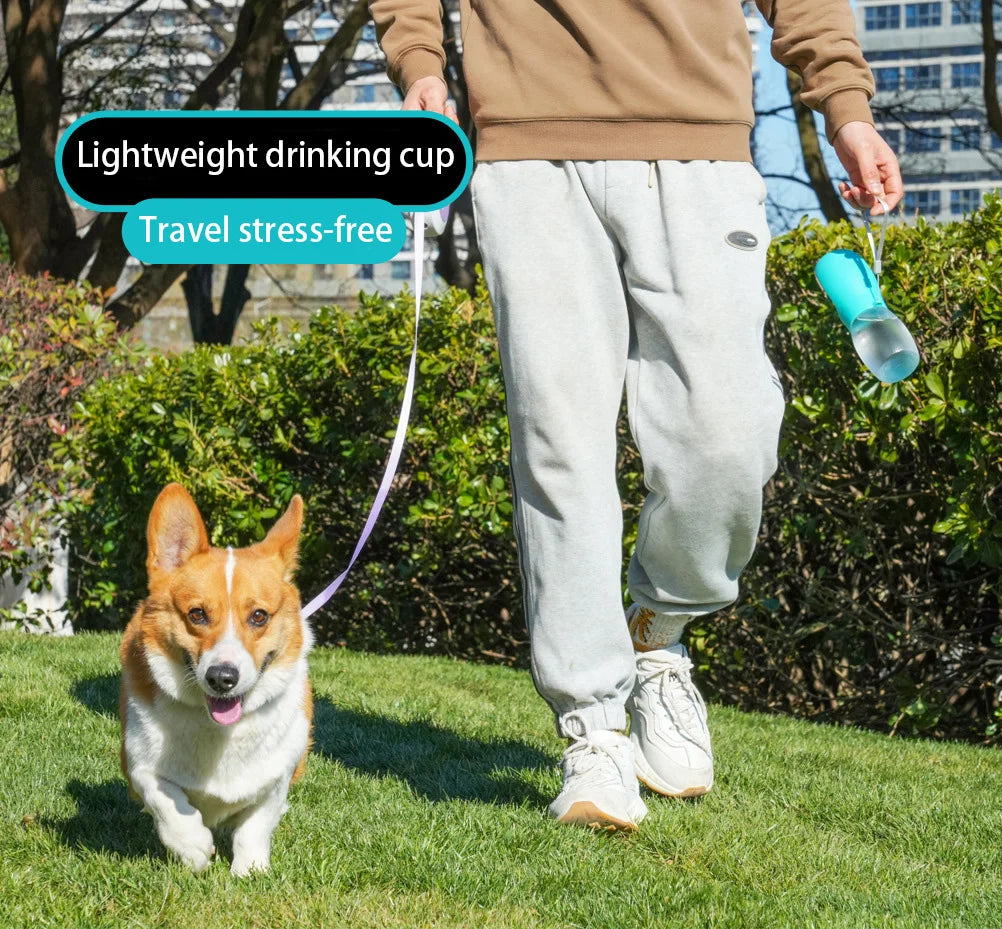 Portable Pet Water Bottle 300ml for Dogs & Cats