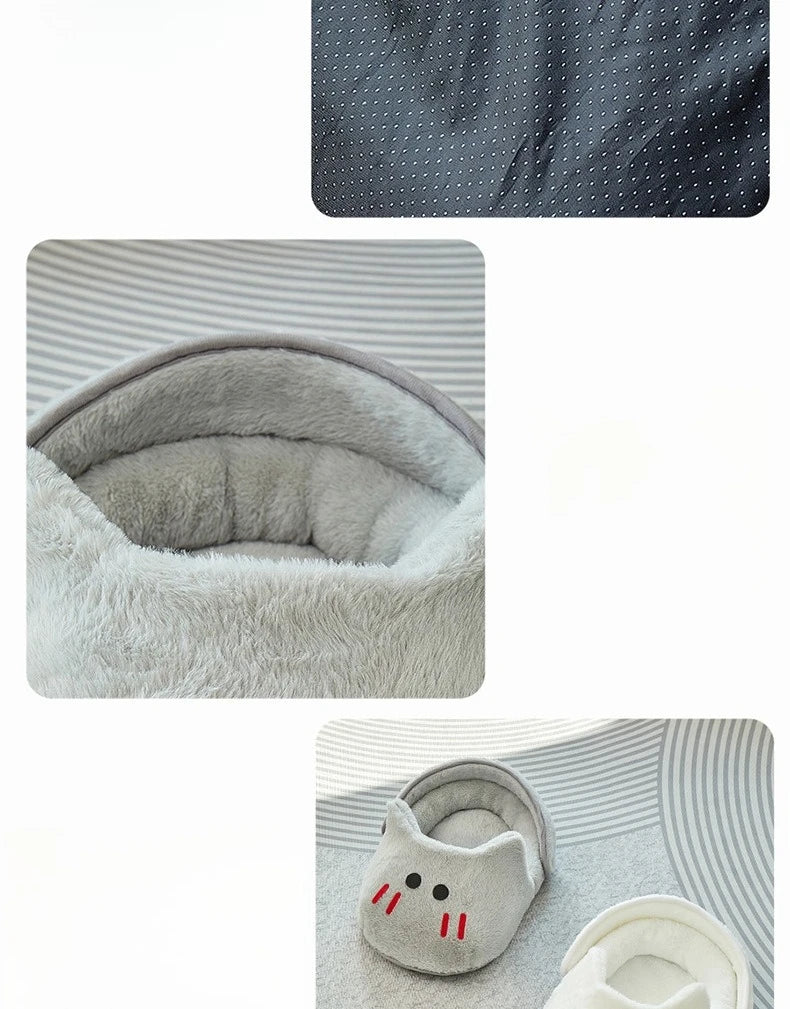 Semi-Enclosed Cat Bed