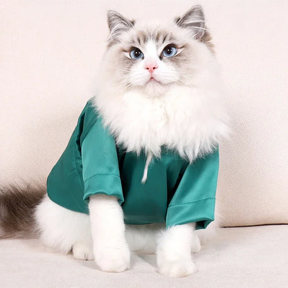 Silky Cat Pajamas