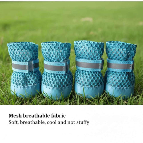4pcs/set Breathable Pet Shoes