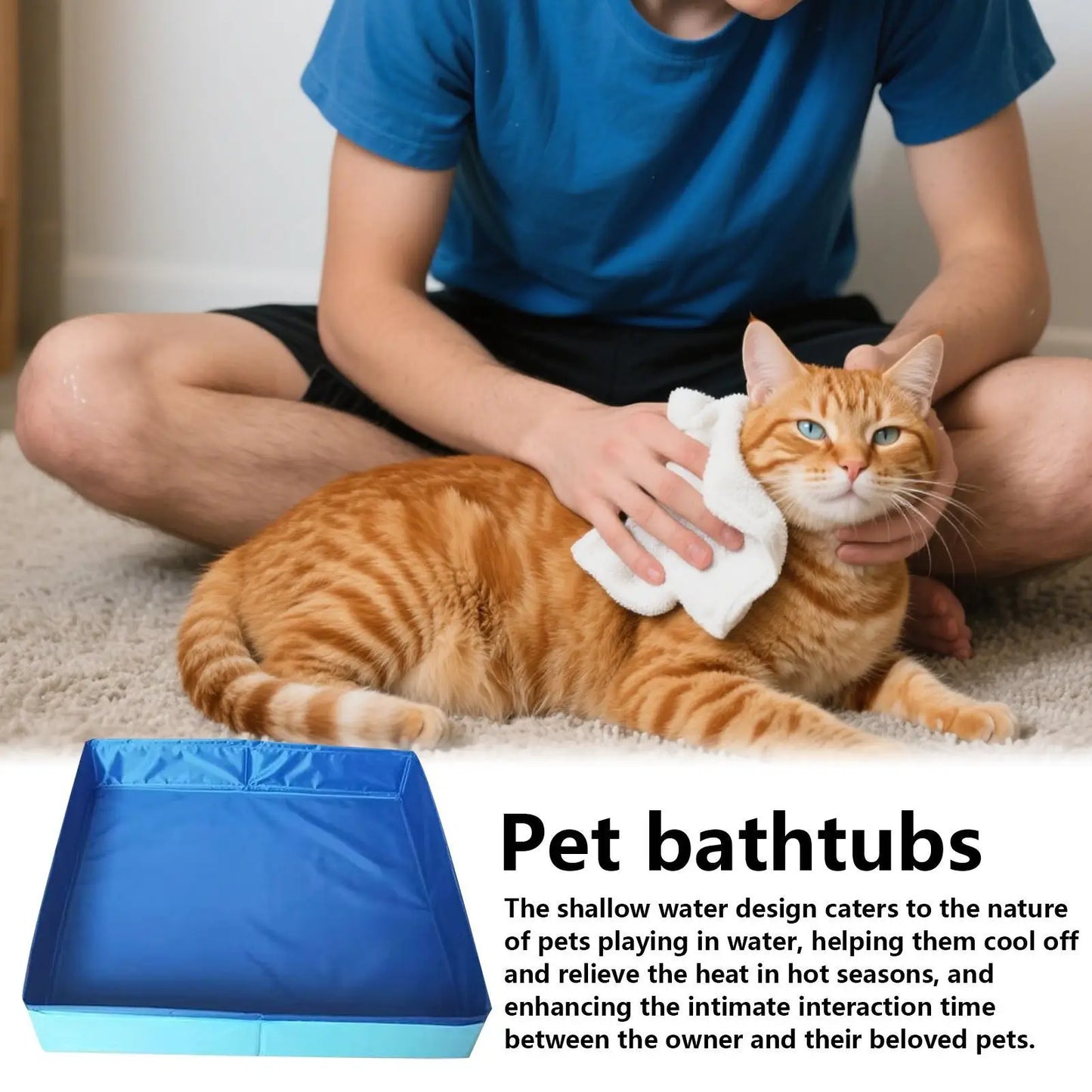 Pet Portable Bathtub