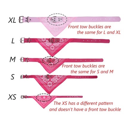 Cat And Dog Collar Triangle Scarf