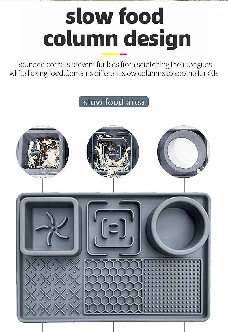 Multifunction Pet Slow Feeder Mat