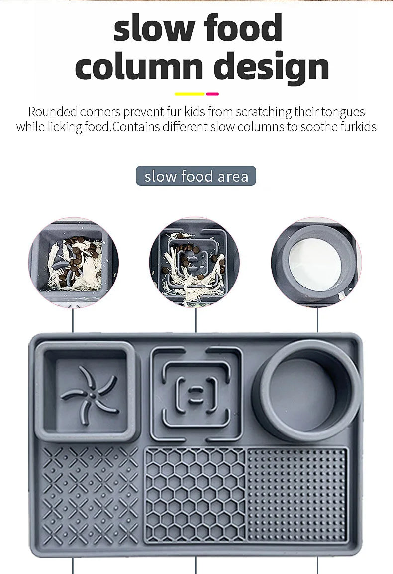 Multifunction Pet Slow Feeder Mat