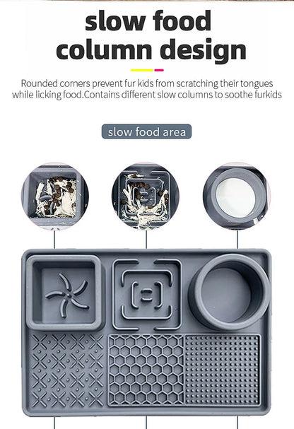 Multifunction Pet Slow Feeder Mat
