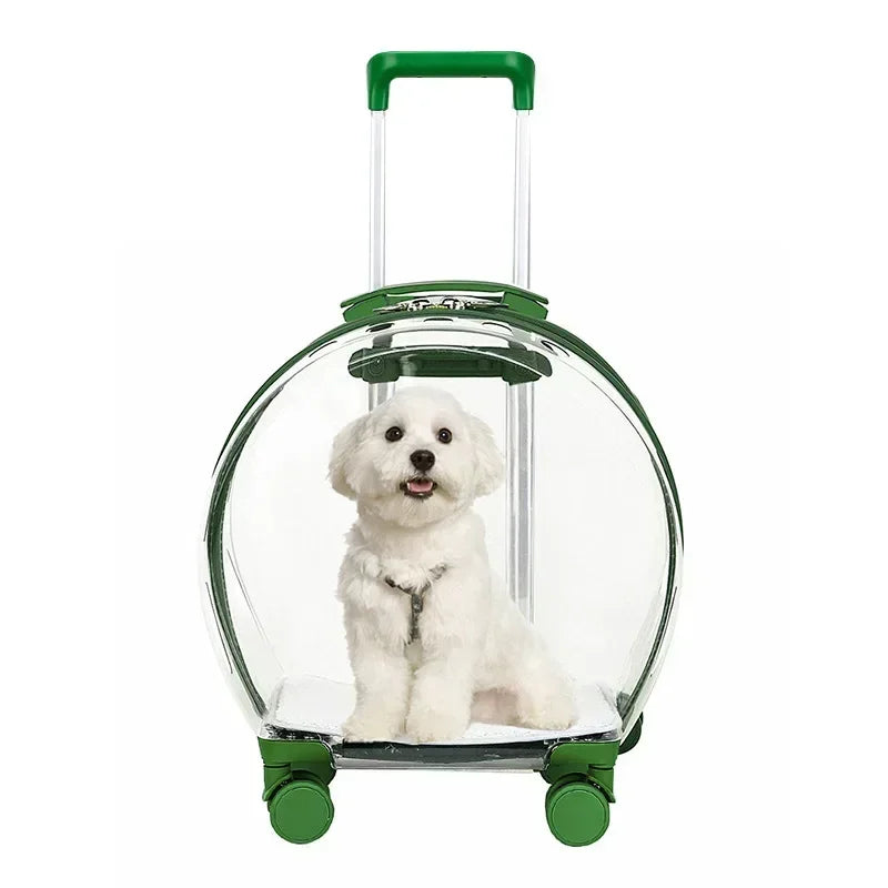 Rolling Pet Carrier Backpack