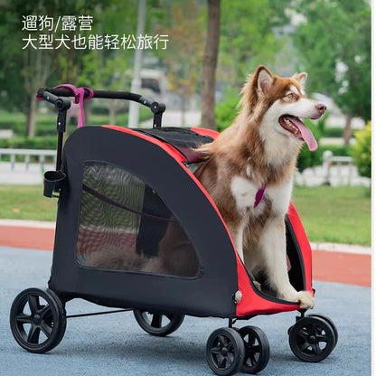 Foldable Pet Cart