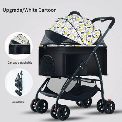 3-in-1 Foldable Pet Stroller