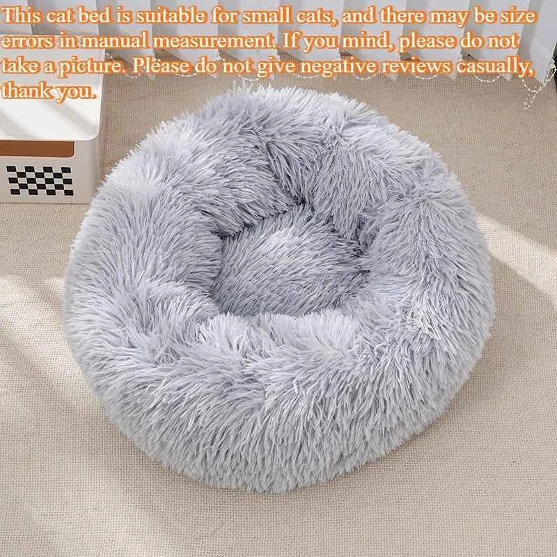 Plush Circle Pet Bed