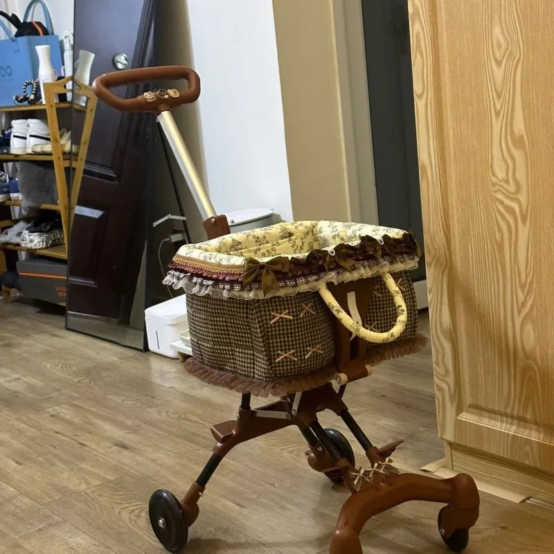 2026 Foldable Pet Stroller for Small Dogs & Cats - Waggy World