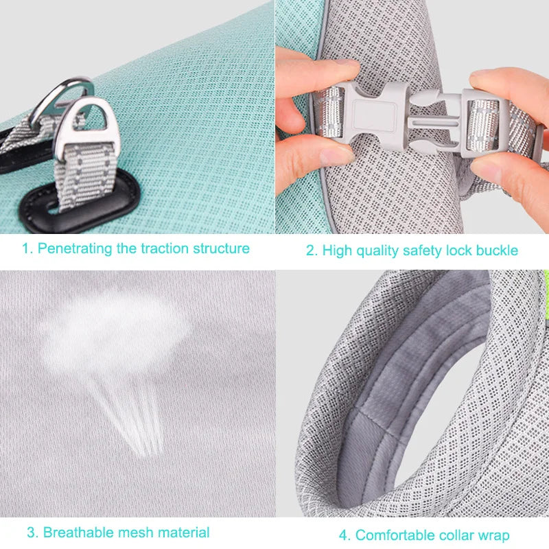 Dog Cooling Vest with UV Protection Front View