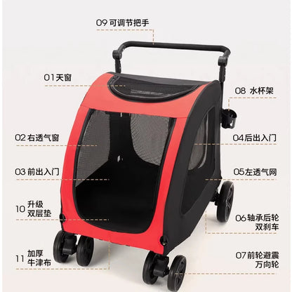 Foldable Pet Cart