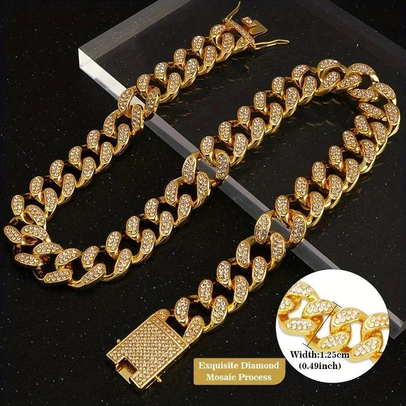Gold Plated Pet Cuban link