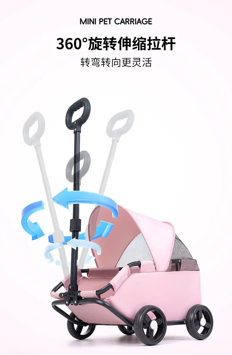 Small Pet Travel Stroller