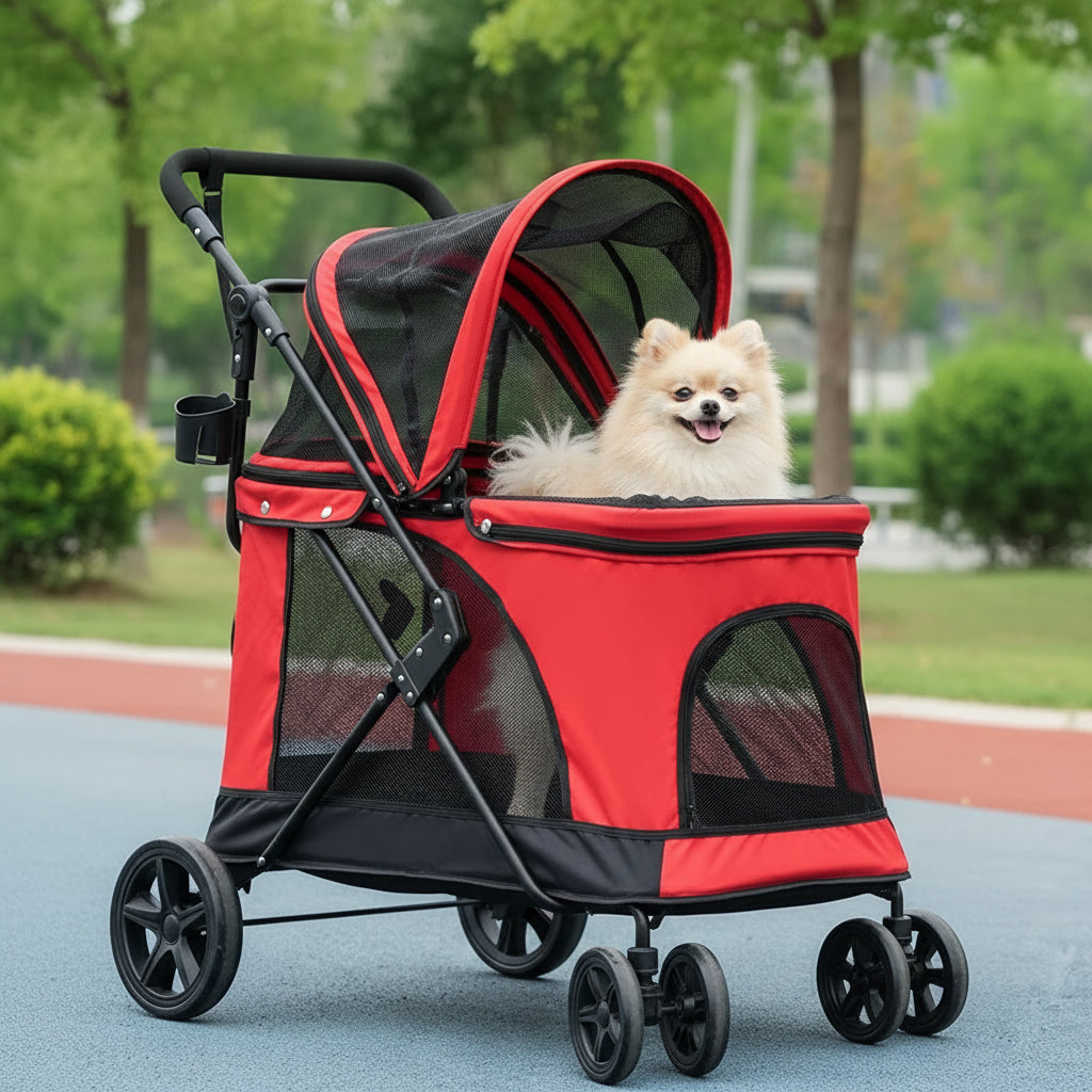 Foldable Pet Cart - Waggy World
