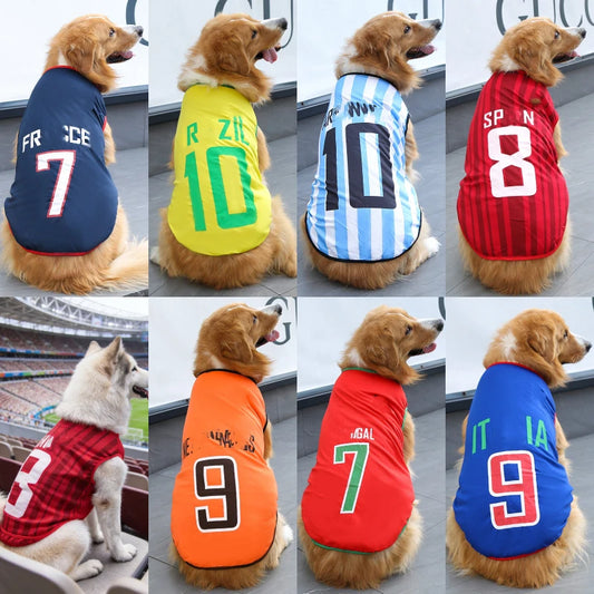 Pet Mesh Soccer Jersey