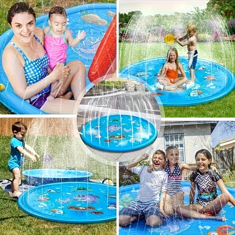 Dog Splash Pool with Sprinkler