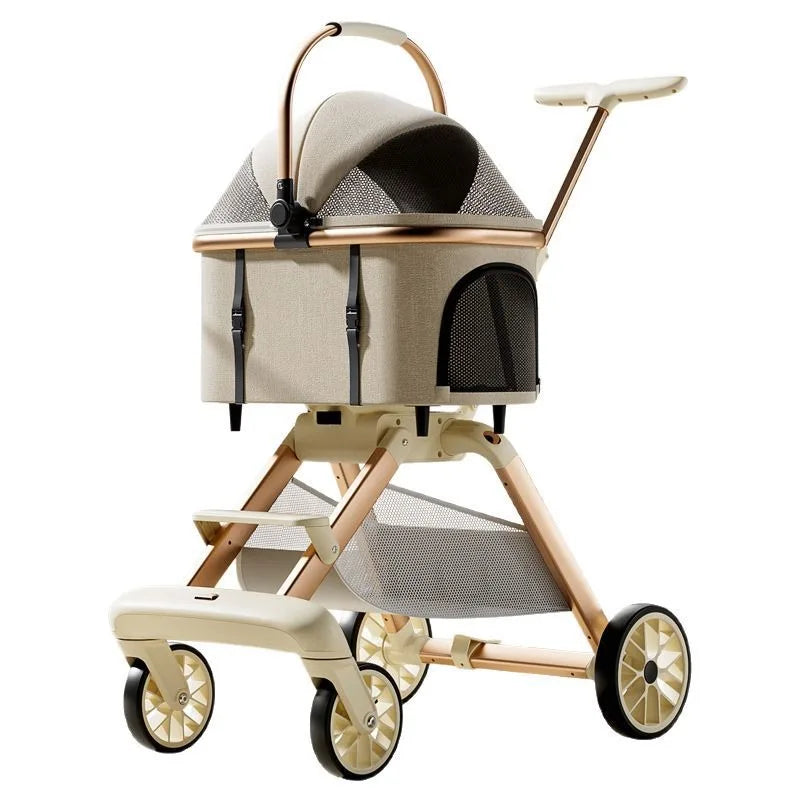 3-in-1 Luxury Pet Stroller - Waggy World