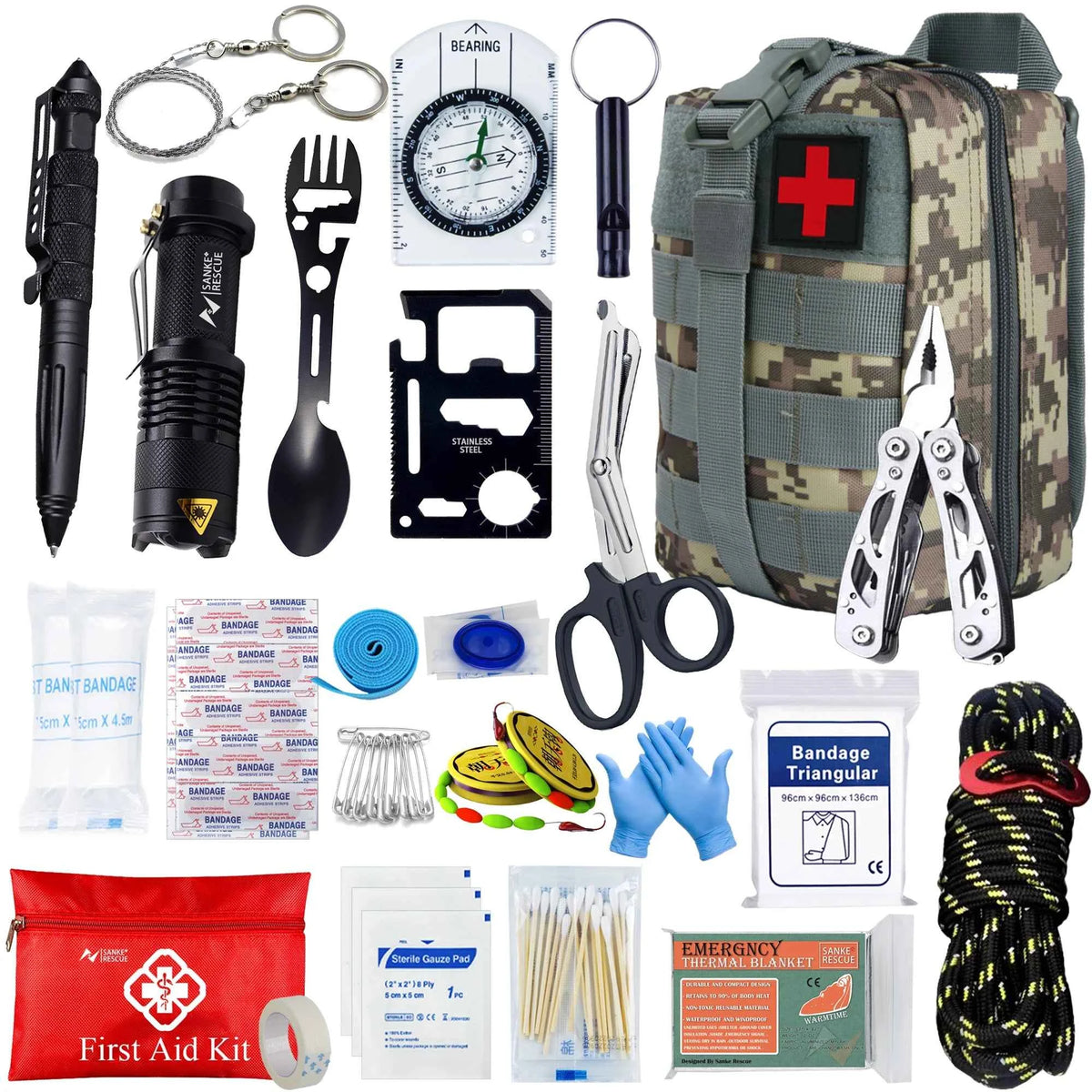 Tactical Emergency First Aid Kit – Your Lifesaver for Outdoor Adventures