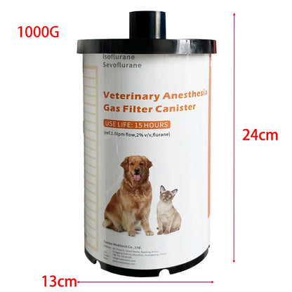 Veterinary Anesthesia Gas Recovery Tank
