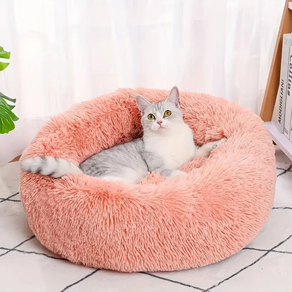 Plush Circle Pet Bed