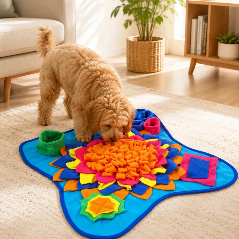 Pet Snuffle Mat for Dogs & Cats Front View