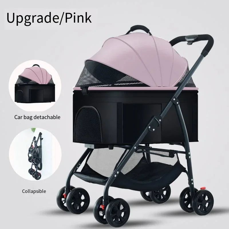 3-in-1 Foldable Pet Stroller