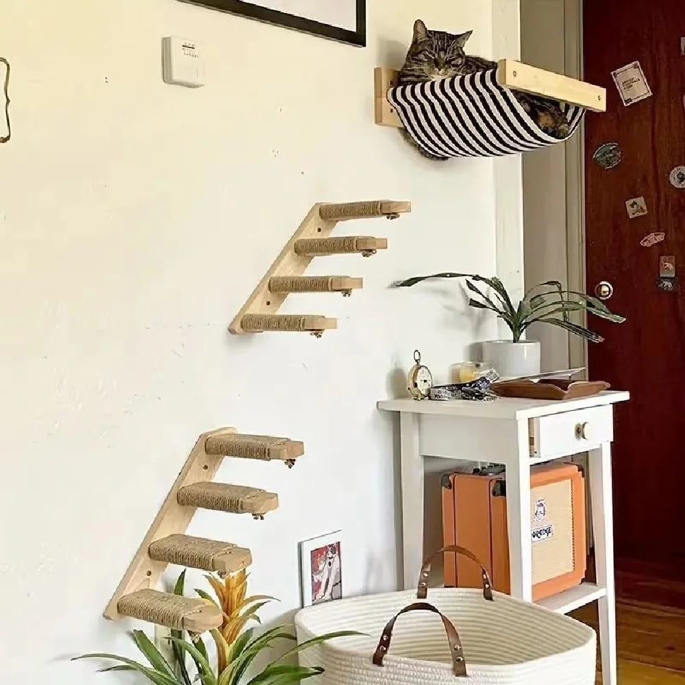 Wooden Climbing Steps