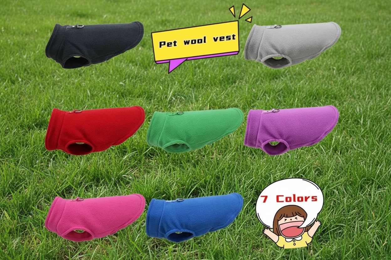 Dog Fleece Thermal Vest