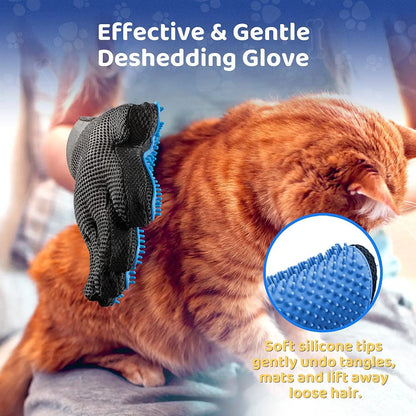 Pet Hair Deshedding Gloves
