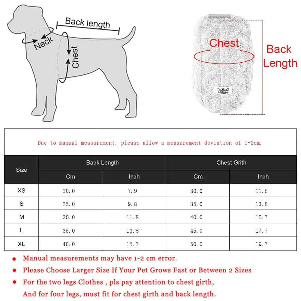 Small Pet Fleece Sweater