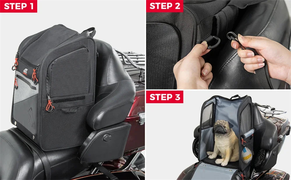 Motorcycle Pet Carrier Backpack