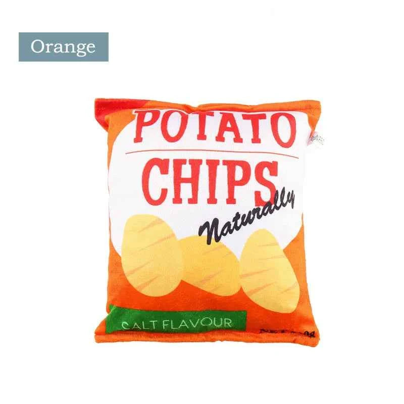Plush Chips Dog Toy
