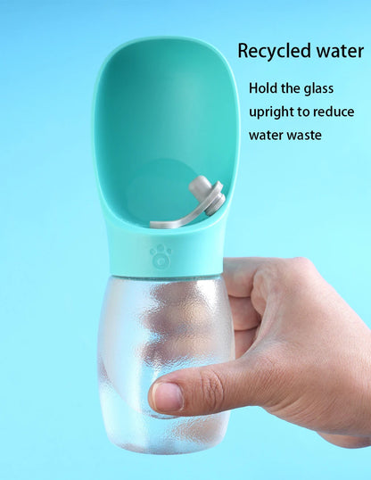 Portable Pet Water Bottle 300ml for Dogs & Cats
