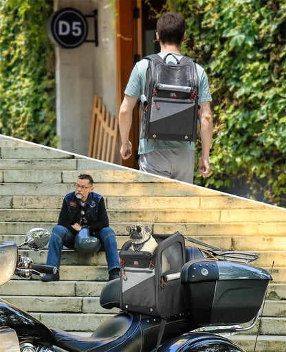 Motorcycle Pet Carrier Backpack