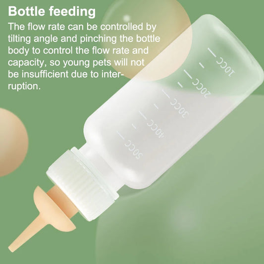 Pet Nursing Bottle Kit for Puppies & Kittens Feeding Bottle