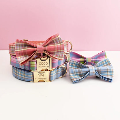 Custom Name Collar & Bowtie