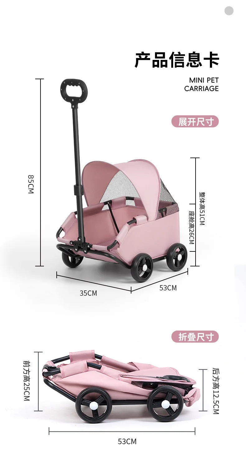 Small Pet Travel Stroller