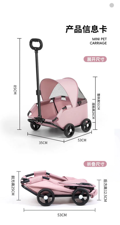Small Pet Travel Stroller
